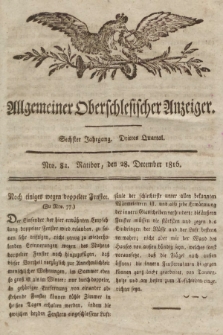 Allgemeiner Oberschlesischer Anzeiger : Blätter zur Besprechung und Förderung provinzieller Interessen zur Belehrung und Unterhaltung. 1816, nr 82