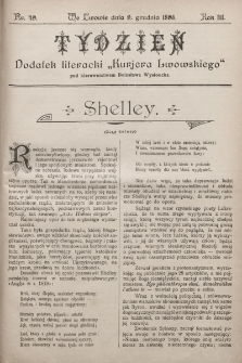 Tydzień : dodatek literacki „Kurjera Lwowskiego”. 1895, nr 49