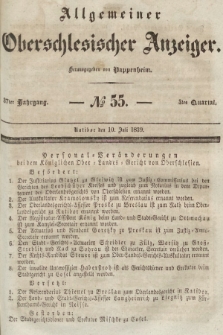 Allgemeiner Oberschlesischer Anzeiger : Blätter zur Besprechung und Förderung provinzieller Interessen zur Belehrung und Unterhaltung. 1839, nr 55