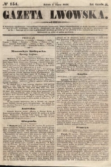 Gazeta Lwowska. 1856, nr 154