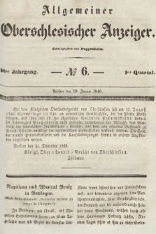Allgemeiner Oberschlesischer Anzeiger : Blätter zur Besprechung und Förderung provinzieller Interessen zur Belehrung und Unterhaltung. 1840, nr 6