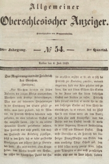 Allgemeiner Oberschlesischer Anzeiger : Blätter zur Besprechung und Förderung provinzieller Interessen zur Belehrung und Unterhaltung. 1840, nr 54