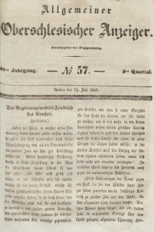 Allgemeiner Oberschlesischer Anzeiger : Blätter zur Besprechung und Förderung provinzieller Interessen zur Belehrung und Unterhaltung. 1840, nr 57