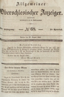 Allgemeiner Oberschlesischer Anzeiger : Blätter zur Besprechung und Förderung provinzieller Interessen zur Belehrung und Unterhaltung. 1840, nr 68