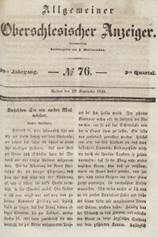 Allgemeiner Oberschlesischer Anzeiger : Blätter zur Besprechung und Förderung provinzieller Interessen zur Belehrung und Unterhaltung. 1840, nr 76