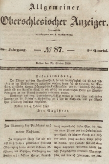 Allgemeiner Oberschlesischer Anzeiger : Blätter zur Besprechung und Förderung provinzieller Interessen zur Belehrung und Unterhaltung. 1840, nr 87