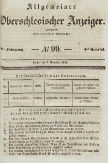 Allgemeiner Oberschlesischer Anzeiger : Blätter zur Besprechung und Förderung provinzieller Interessen zur Belehrung und Unterhaltung. 1840, nr 99