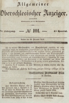 Allgemeiner Oberschlesischer Anzeiger : Blätter zur Besprechung und Förderung provinzieller Interessen zur Belehrung und Unterhaltung. 1840, nr 101