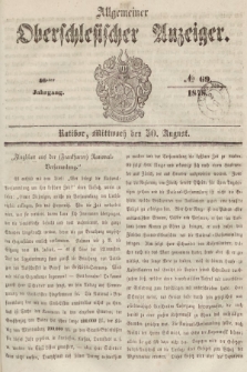 Allgemeiner Oberschlesischer Anzeiger : Blätter zur Besprechung und Förderung provinzieller Interessen zur Belehrung und Unterhaltung. 1848, nr 69