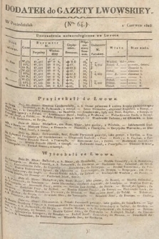 Dodatek do Gazety Lwowskiej : doniesienia urzędowe. 1828, nr 64
