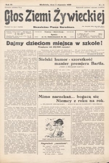 Głos Ziemi Żywieckiej : tygodnik społeczno-narodowy. 1930, nr 2