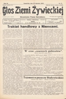 Głos Ziemi Żywieckiej : tygodnik społeczno-narodowy. 1930, nr 5