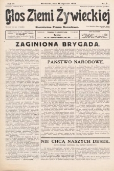 Głos Ziemi Żywieckiej : tygodnik społeczno-narodowy. 1930, nr 8