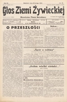 Głos Ziemi Żywieckiej : tygodnik społeczno-narodowy. 1930, nr 14