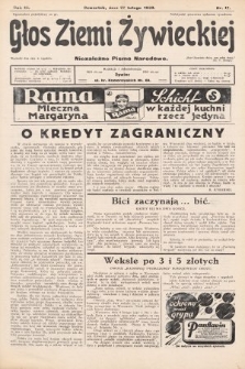 Głos Ziemi Żywieckiej : tygodnik społeczno-narodowy. 1930, nr 17