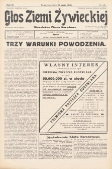 Głos Ziemi Żywieckiej : tygodnik społeczno-narodowy. 1930, nr 41