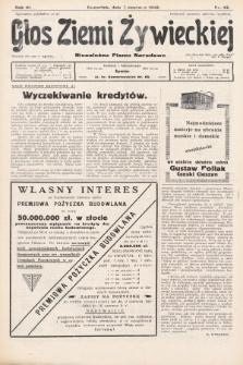 Głos Ziemi Żywieckiej : tygodnik społeczno-narodowy. 1930, nr 43