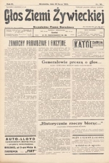 Głos Ziemi Żywieckiej : tygodnik społeczno-narodowy. 1930, nr 53