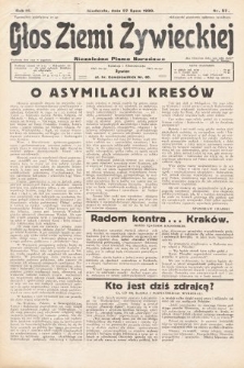 Głos Ziemi Żywieckiej : tygodnik społeczno-narodowy. 1930, nr 57