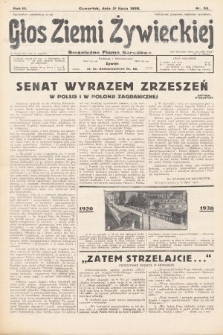 Głos Ziemi Żywieckiej : tygodnik społeczno-narodowy. 1930, nr 58