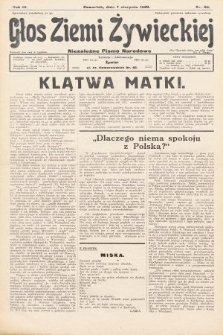 Głos Ziemi Żywieckiej : tygodnik społeczno-narodowy. 1930, nr 60