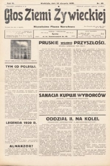 Głos Ziemi Żywieckiej : tygodnik społeczno-narodowy. 1930, nr 65