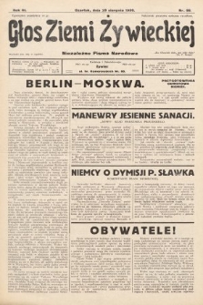 Głos Ziemi Żywieckiej : tygodnik społeczno-narodowy. 1930, nr 66