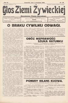 Głos Ziemi Żywieckiej : tygodnik społeczno-narodowy. 1930, nr 68