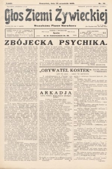 Głos Ziemi Żywieckiej : tygodnik społeczno-narodowy. 1930, nr 74