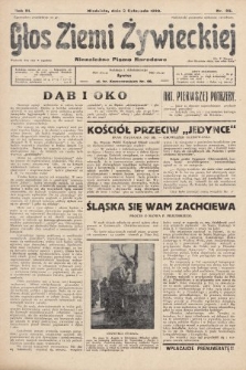 Głos Ziemi Żywieckiej : tygodnik społeczno-narodowy. 1930, nr 85