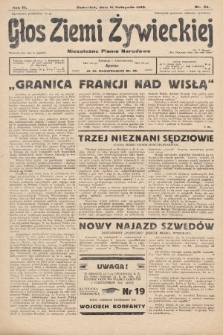 Głos Ziemi Żywieckiej : tygodnik społeczno-narodowy. 1930, nr 88