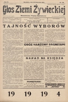 Głos Ziemi Żywieckiej : tygodnik społeczno-narodowy. 1930, nr 89