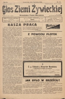 Głos Ziemi Żywieckiej : tygodnik społeczno-narodowy. 1930, nr 94