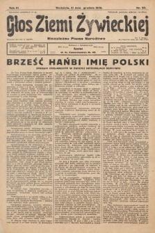 Głos Ziemi Żywieckiej : tygodnik społeczno-narodowy. 1930, nr 99