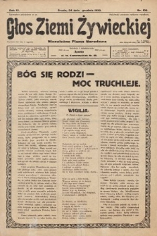Głos Ziemi Żywieckiej : tygodnik społeczno-narodowy. 1930, nr 100