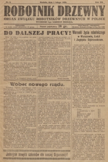 Robotnik Drzewny : organ Związku Robotników Drzewnych w Polsce. 1930, nr  2