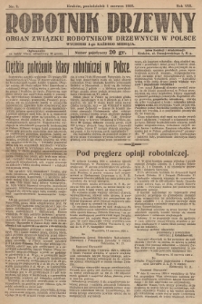 Robotnik Drzewny : organ Związku Robotników Drzewnych w Polsce. 1925, nr 2