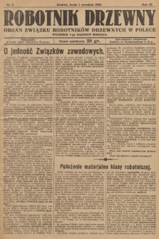 Robotnik Drzewny : organ Związku Robotników Drzewnych w Polsce. 1926, nr 7