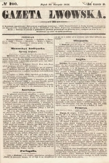 Gazeta Lwowska. 1856, nr 200