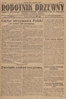 Robotnik Drzewny : organ Związku Robotników Drzewnych w Polsce. 1927, nr  12
