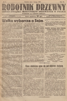 Robotnik Drzewny : organ Związku Robotników Drzewnych w Polsce. 1928, nr 2