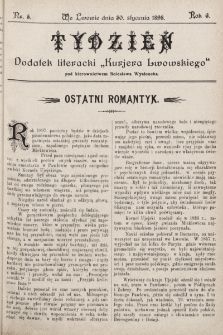 Tydzień : dodatek literacki „Kurjera Lwowskiego”. 1898, nr 5