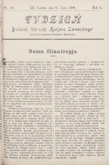 Tydzień : dodatek literacki „Kurjera Lwowskiego”. 1898, nr 29