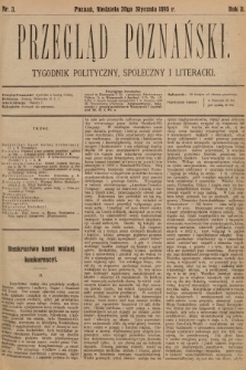 Przegląd Poznański : tygodnik polityczny, społeczny i literacki. 1895, nr 3