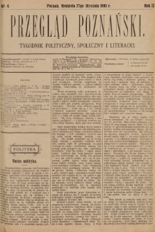 Przegląd Poznański : tygodnik polityczny, społeczny i literacki. 1895, nr 4