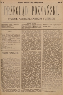 Przegląd Poznański : tygodnik polityczny, społeczny i literacki. 1895, nr 8