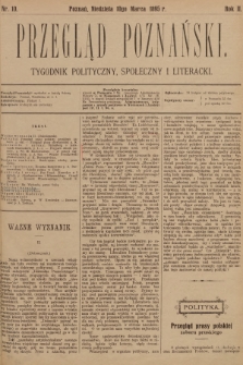 Przegląd Poznański : tygodnik polityczny, społeczny i literacki. 1895, nr 10