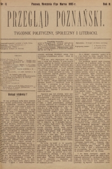 Przegląd Poznański : tygodnik polityczny, społeczny i literacki. 1895, nr 11