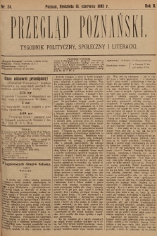 Przegląd Poznański : tygodnik polityczny, społeczny i literacki. 1895, nr 24