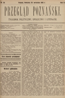 Przegląd Poznański : tygodnik polityczny, społeczny i literacki. 1895, nr 39
